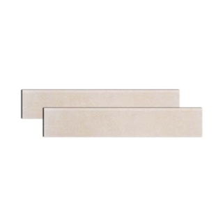 Rodapé York 11x58,4cm white 5 peças Portinari