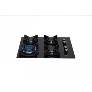 Fogão Cooktop Fischer 4Q TC Infinity Gás Mesa Vidro - Preto