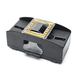 Embaralhador Misturador Automático De Cartas De Baralho Jogo Truco Uno em Oferta na Shopee