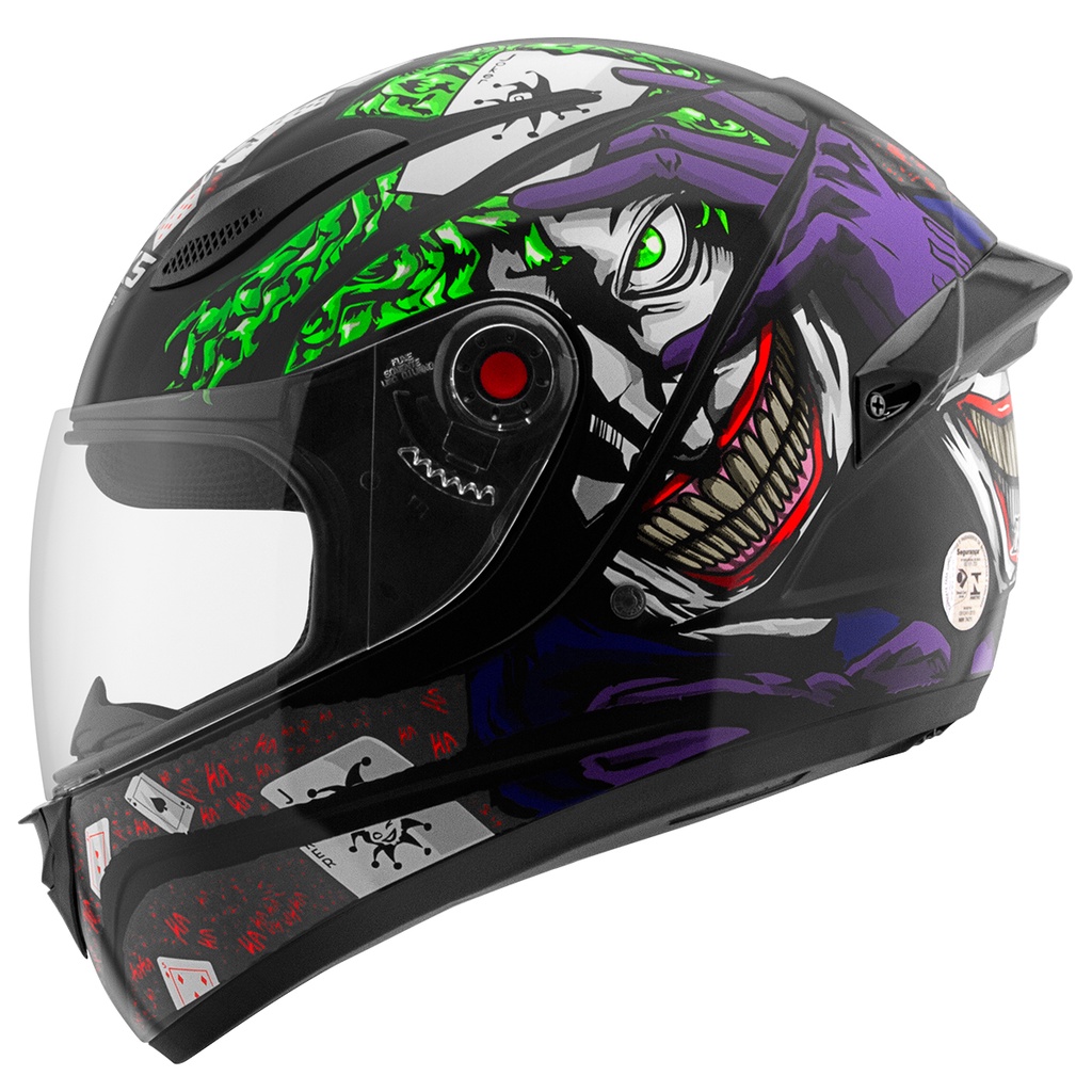 JOKERD ルシファー Capacete Moto Protork Fechado Mixs Fokker Joker 2 | Shopee Brasil