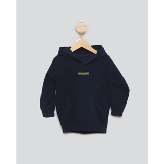 Blusão Bebê Manga Longa Boucle Marinho