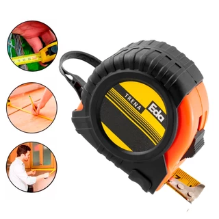 Trena 3M/5M/7,5M/10M Metros Manual Emborrachada Profissional C/ Trava