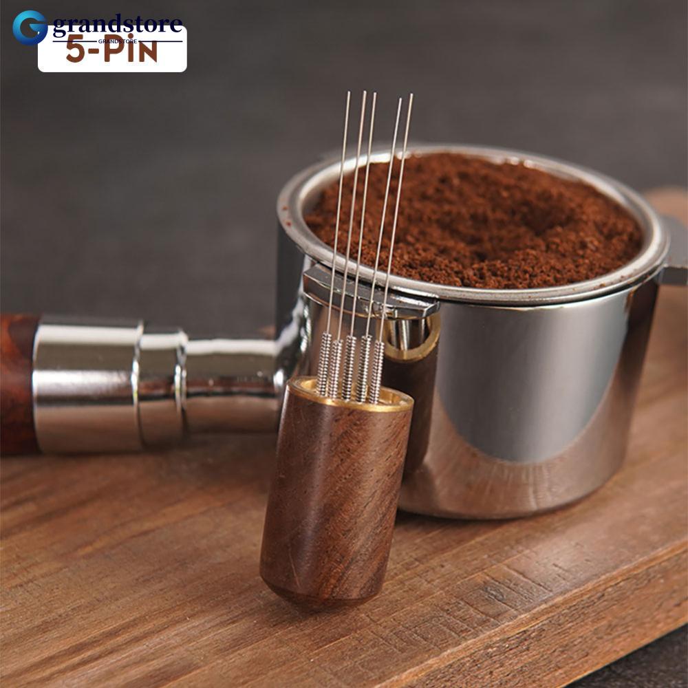 GRANDSTORE 304 Agulhas Agitadoras De Pó De Café Em Aço Inoxidável Espresso Distribuidor WDT Ferramentas Acessórios De Barista V2X8