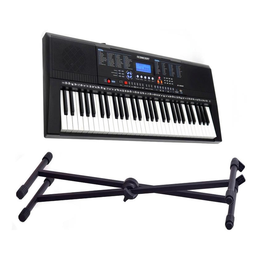 Teclado Musical Concert C-300 61 Teclas + Usb + Suporte
