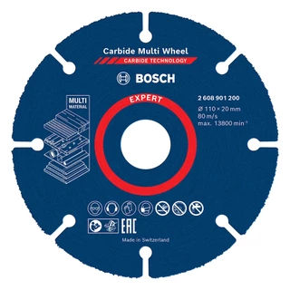 Disco de Corte 110mm Carbide Multi Wheel Bosch Expert