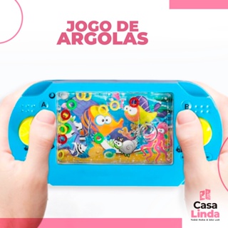 Jogo de Argolas Mini Game de Água Aquaplay Dinossauro Anti