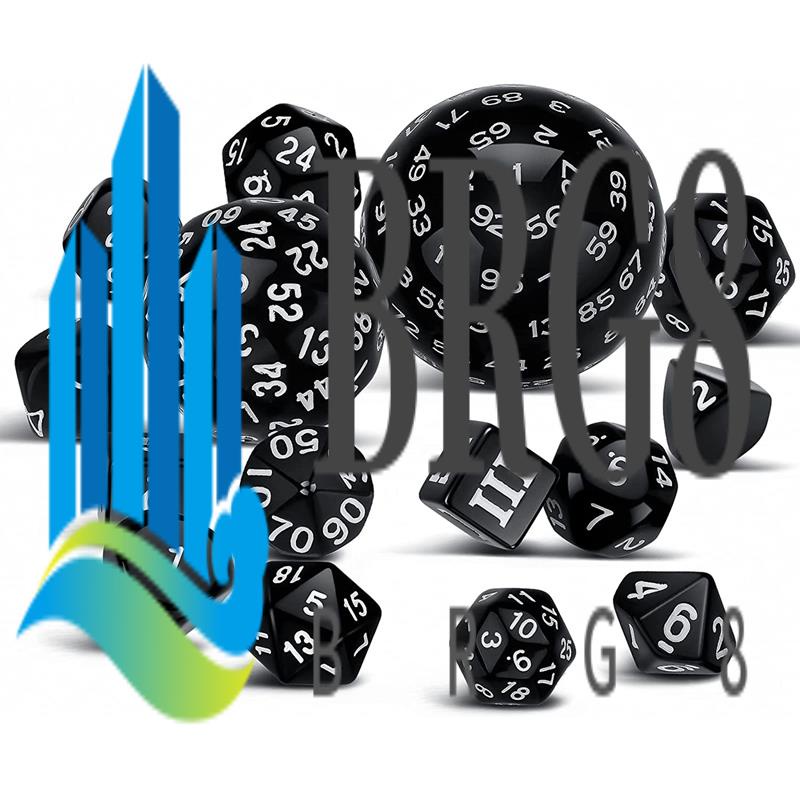 Fancyes Conjunto de 15 dados do pacote Fácil Role Playing RPG Dados de jogo  de vários lados Dados para RPG, suprimentos para festas Entretenimento  para, Azul : : Brinquedos e Jogos