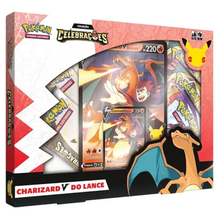 Box Pokemon 25 anos Charizard V do Lance