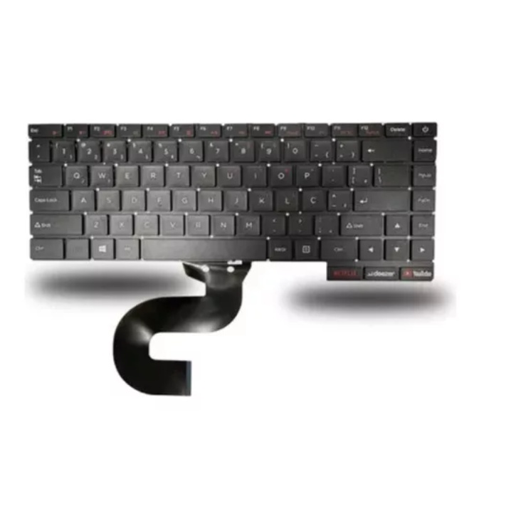 Teclado Para Positivo Motion C4500d C4500di C41td - Preto