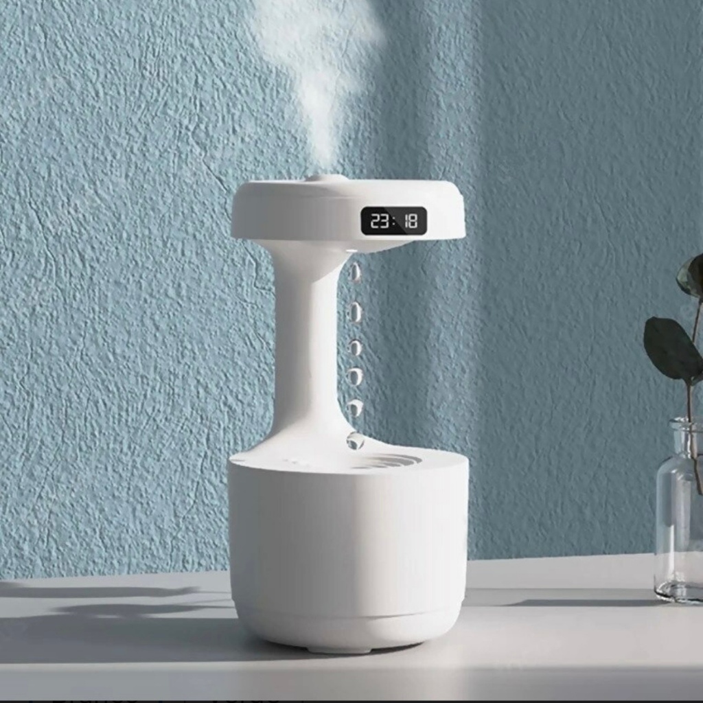Umidificador Difusor De Ar Água Anti-gravidade 800ml Tiktok Cor Branco Presentes de feriado