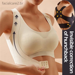 Buy Women Stretchable Breast Push Up Brace Bra & Back Support, Posture  Corrector, Corset Belt (S, Beige) Online at Low Prices in India 