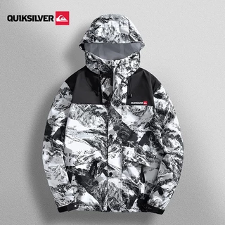 Quiksilver Casaco Exterior Fato De Caminhada Resistente Ao Vento E À Água