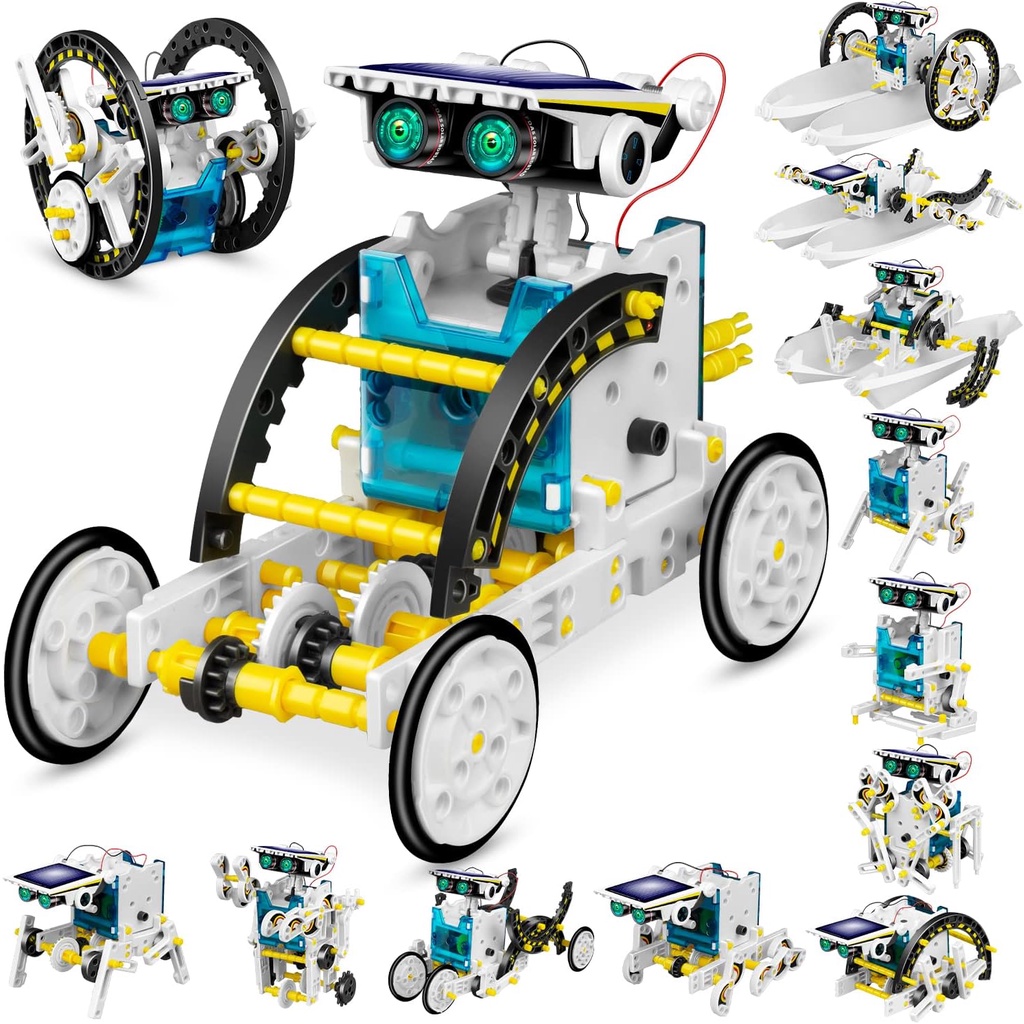 Robô 13 Em 1 Energia Solar Kit Robótica Educacional