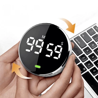 Temporizador Digital Programável Timer De Cozinha Magnético Alarme Relógio Academia Cronometro