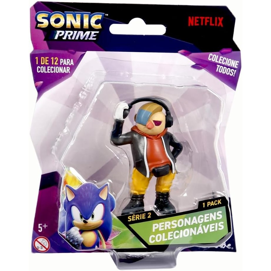 Dr Don't Sonic Prime 6,5cm Boneco Colecionável | Shopee Brasil