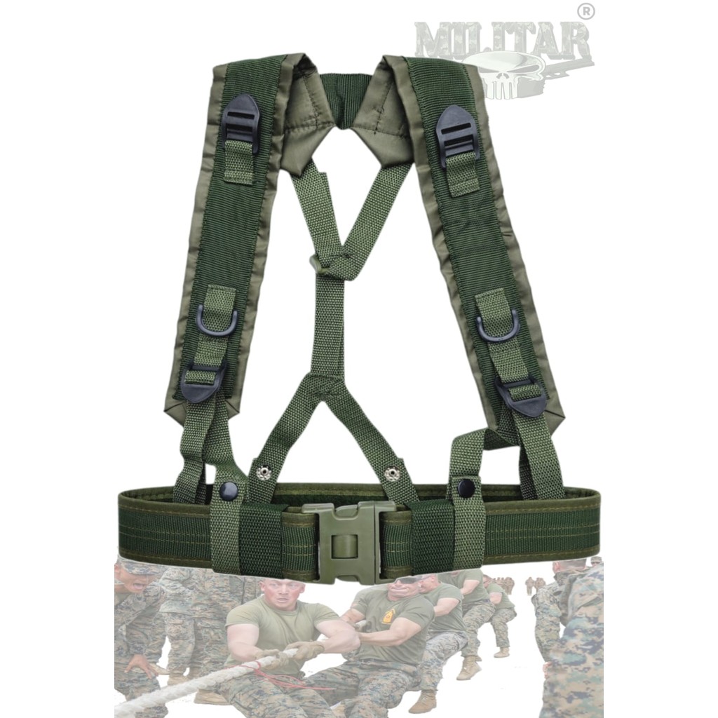 Suspensório Campo + Cinto NA Militar Camping