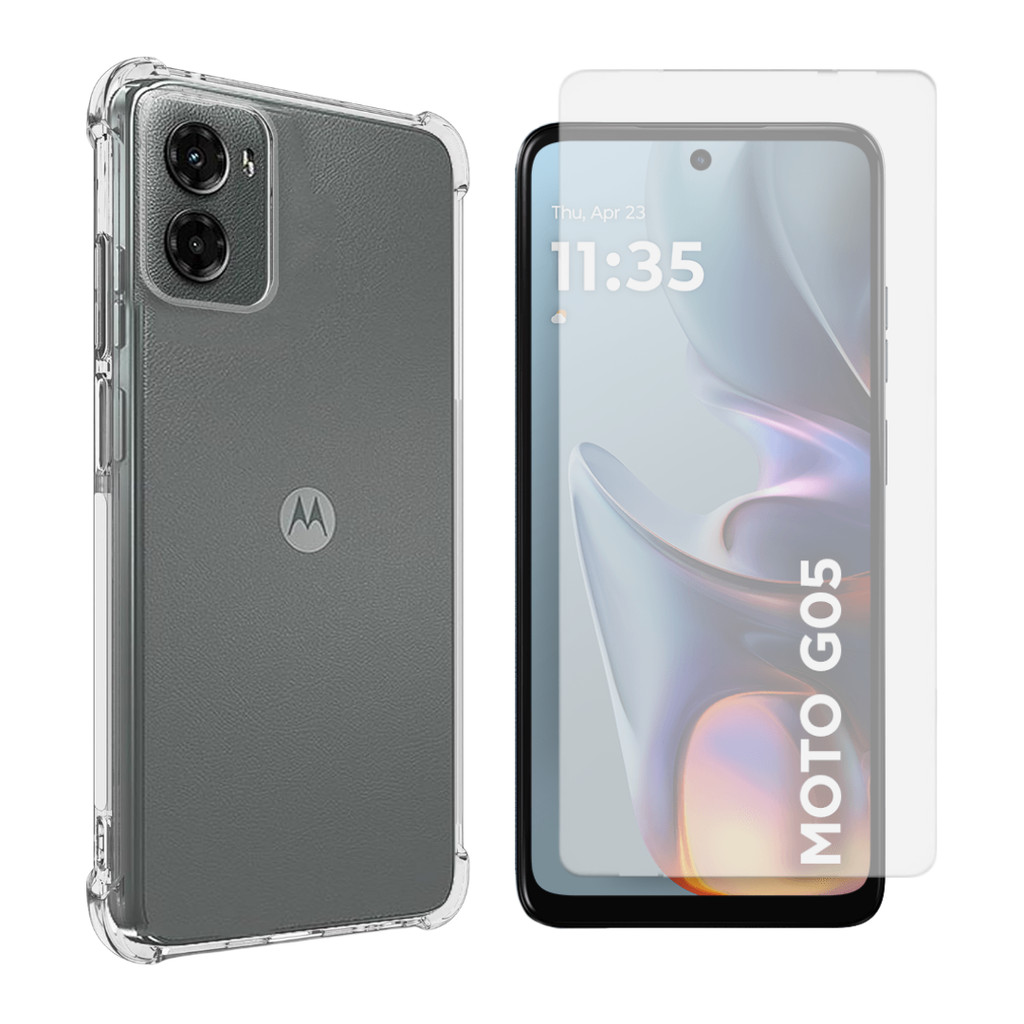 Custodia per Motorola Moto G05 Cover, Trasparente Antiurto