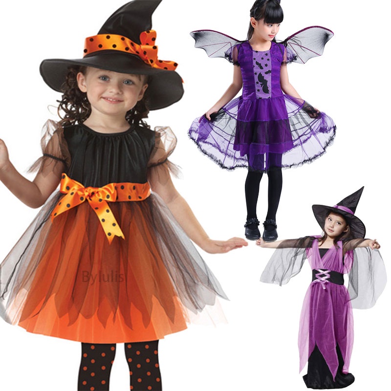 Bruxa Crianças,Halloween infantil - Capa infantil unissex, festa