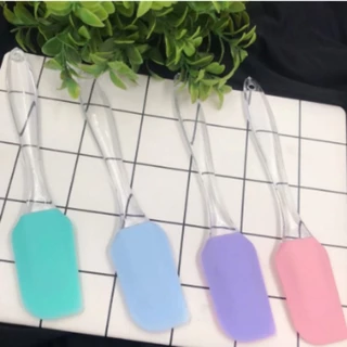 Espátula Pão Duro 24CM de Silicone Cabo de Plástico Transparente Multicoloridas Multiuso em Oferta na Shopee