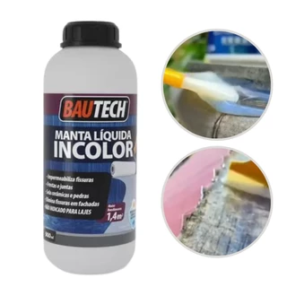 Manta Líquida Incolor Impermeabilizante 900ml Bautech Pedra em Oferta na Shopee
