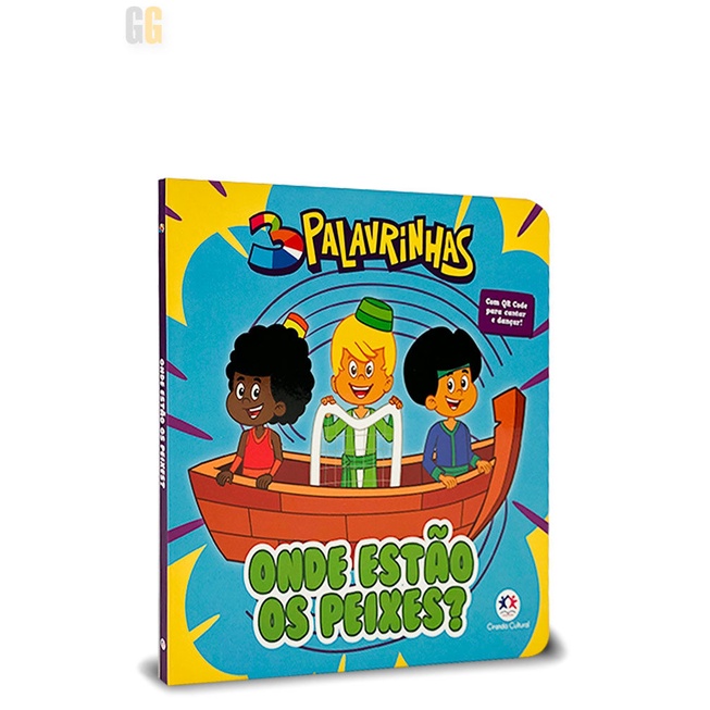 Livro Infantil com Jogos - 3 Palavrinhas