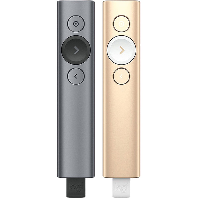 Logitech spotlight Bluetooth intelligent PPT flip pen demonstration ...