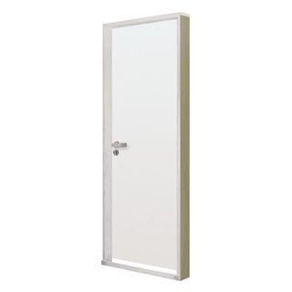 Kit MGM porta com batente E Melamínica A: 215 cm X L: 200 cm Branco