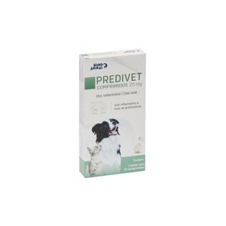 Anti-inflamatório para Cães e Gatos Predivet 20mg Mundo Animal 10 Comprimidos