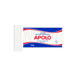 Algodão Apolo Multiuso Sanfonado Zip Lock 50g