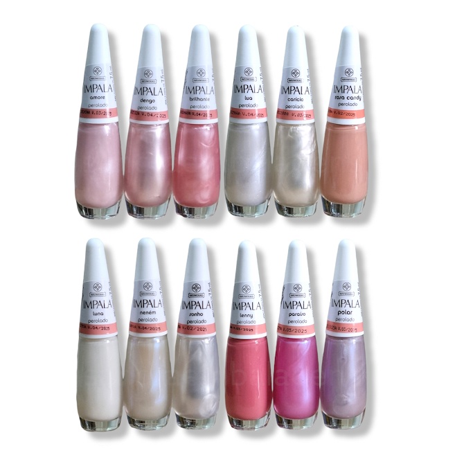 Kit Esmaltes Impala Manicure Tons Perolados Mais Vendidos Shopee Brasil