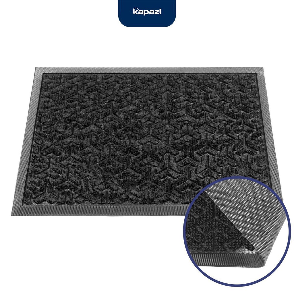 Tapete Waterkap Residencial 40cm x 60cm Preto