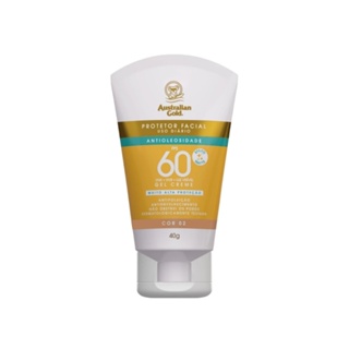 Protetor Solar Facial Australian Gold C/ Cor Gel Creme 02 Fps60 40gr