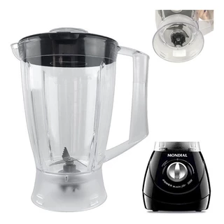 Copo De Liquidificador Mondial Power Black / Mondial Dinamico / Line L-28 L-26 Cristal Preto