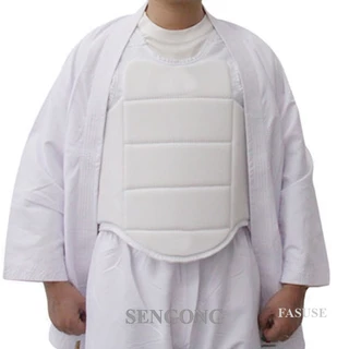 SENGONG Colete De Proteção Para O Peito De Karate Infantil Adulto Taekwondo MMA Kick Boxing Equipamento Protetor