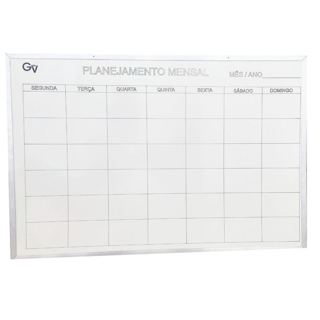 Quadro Branco Para Planejamento Semanal Planner 60x40cm Stalo