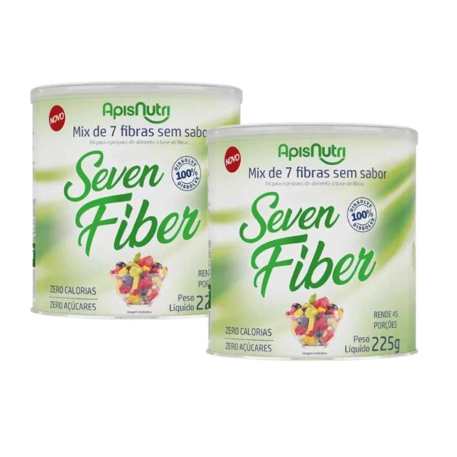 Kit 2 Mix de Fibras Seven Fiber - 225g - ApisNutri