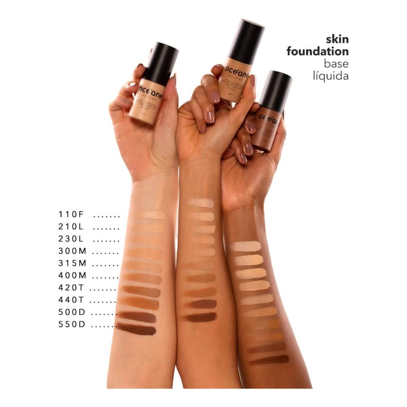 Base Líquida Semi Matte Skin Foundation Océane Edition 35ml | Shopee Brasil