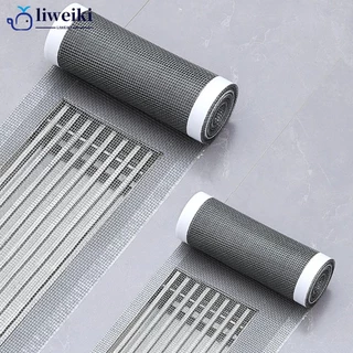 LIWEIKI 10/5m Ducha De Chuveiro Com Mesa Cortante Dreno De Cabelo Auto-Adesivo Adesivos De Piso Cozinha Filtro De Afundamento Descartável De Banheiro E4N3
