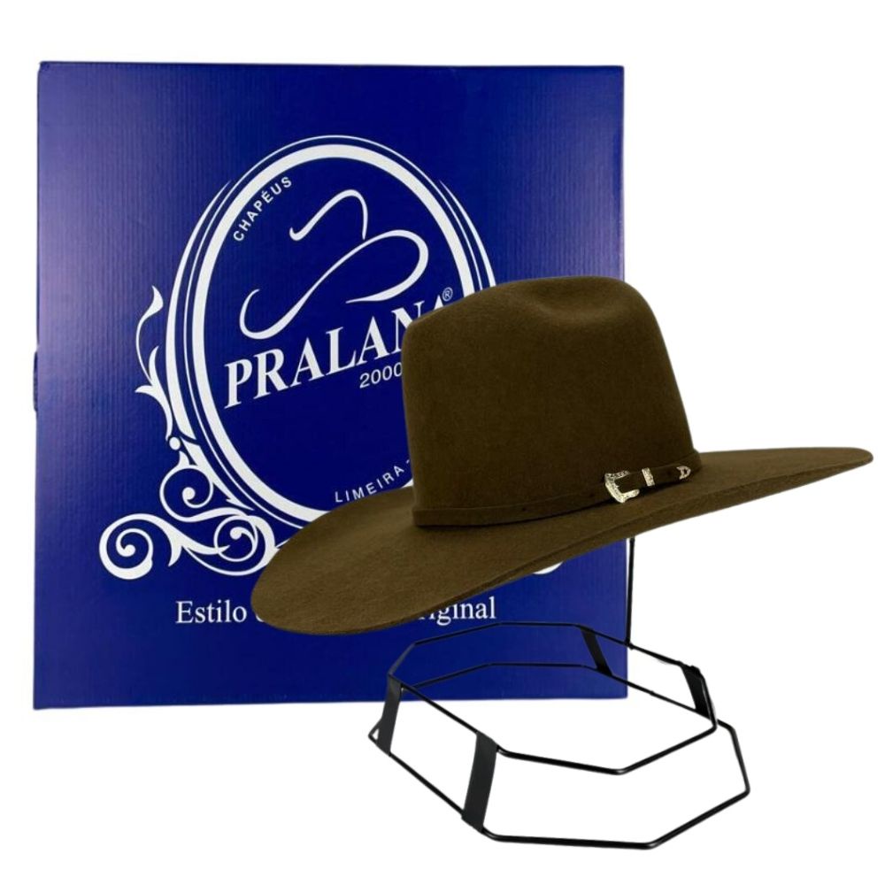 Chapeu Pralana Original Feltro De La Premium Com Carneira Elastica Para Cowgirl