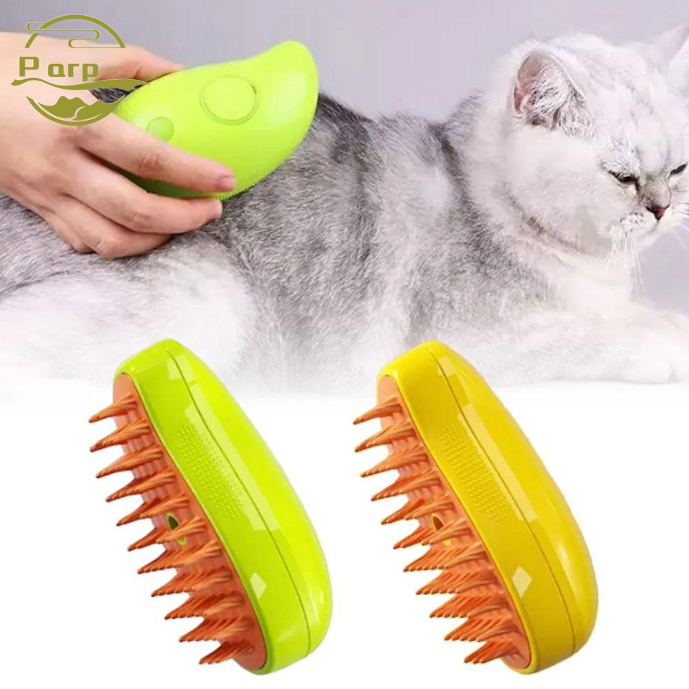 Parperperty1 Escova A Vapor Para Gatos , Pente De Massagem Elétrica Anti-Pêlos Voadores 3 In1 Pet , Ferramenta O Asseio De