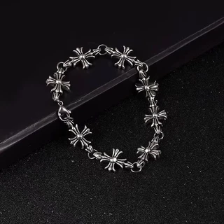 xiangbao Retro Personalidade Cruz Casal Moda Tendência Mesmo Estilo Pulseira Hip Hop