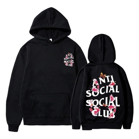 Blusa De Frio Anti-social Moletom Canguru Blusa Promoção