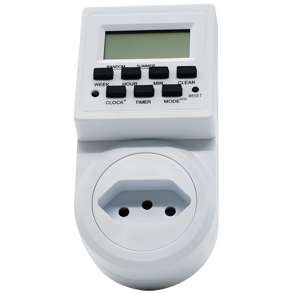 Timer Digital Lcd Programavel Temporizador Tomada Energia Bivolt 2200w ...