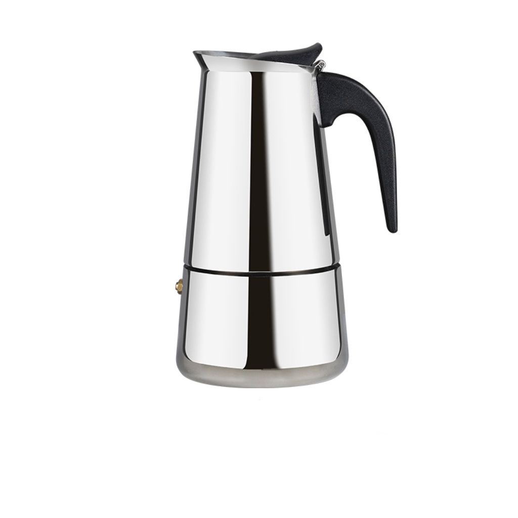 Cafeteira café Cappuccino 4 tazas manual aço inox 200ml