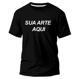 Camiseta 100% Algodão Com Frase ou Logo Personalizada, Sua Frase, Sua Logo Ou Arte em Oferta na Shopee