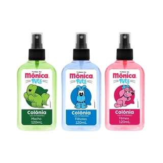 Colonia Veterinaria Tipos Escolha Sua Turma Monica 120Ml