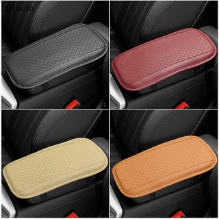 [Capa De Couro Para O Braço Do Carro Console Universal Center Wave Bordado Auto Seat Box Proteção Da Almofada De Mão Em