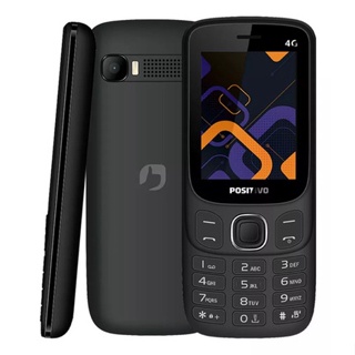 Celular Para Idoso Positvo P41, Tela 2.4”, 4G, 48MB RAM, Rádio FM, Dual SIM - Preto