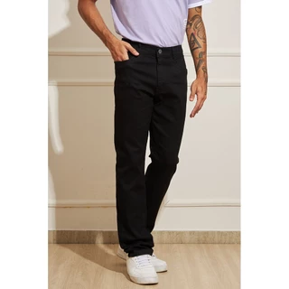 Calça Jeans Masculina Skinny - Preto