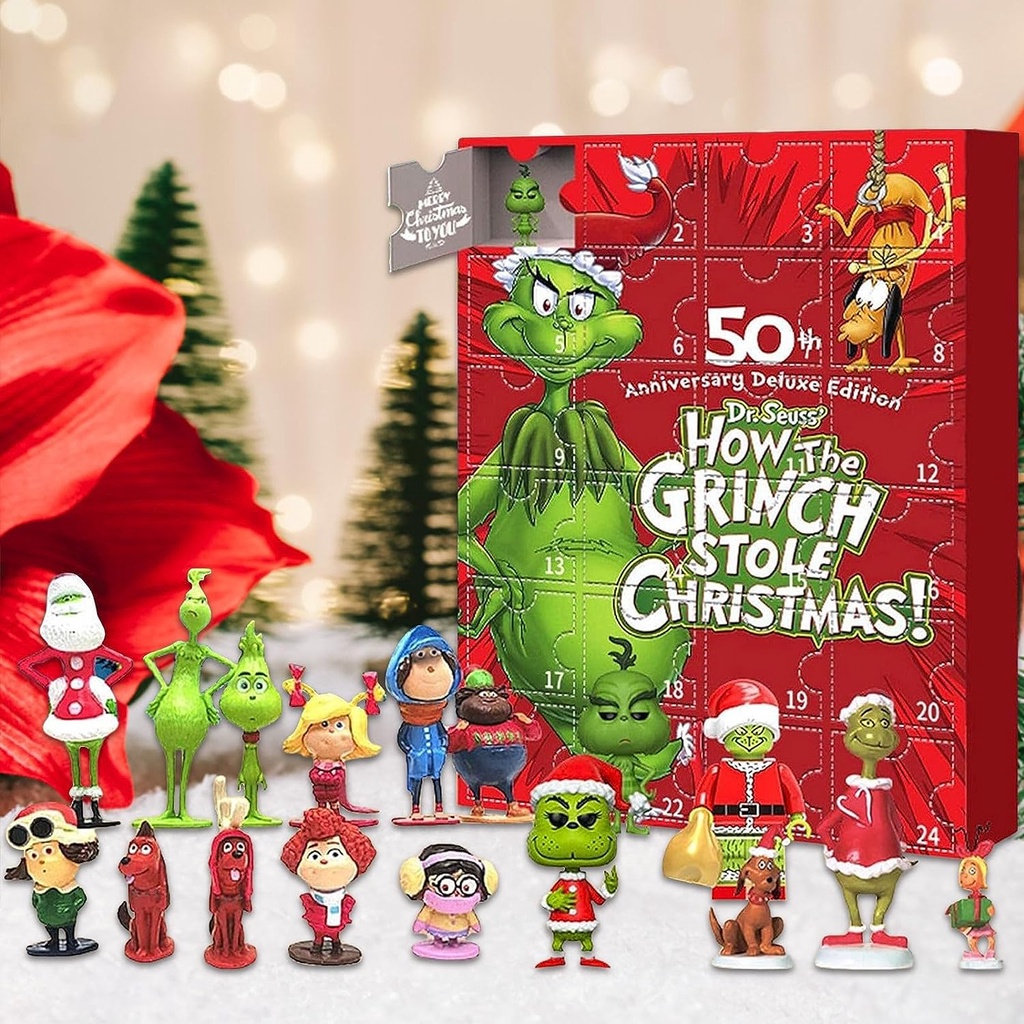 Anime Stitch Natal Calendário de Advento Para Crianças 24 Dias Natal  Contagem Regressiva 24pcs Cartoon Toys Ornament Calendário de Contagem  Regressiva